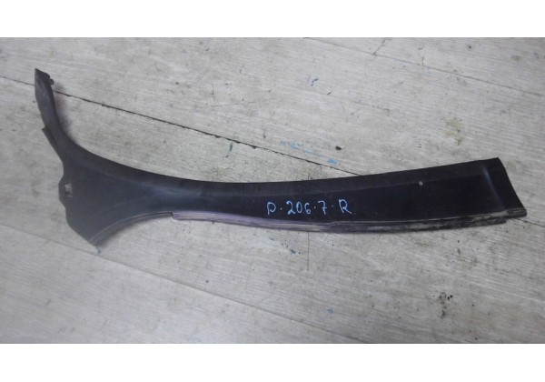 Молдинг лобового скла (жабо) Peugeot 206, 9630607577, 9630607377